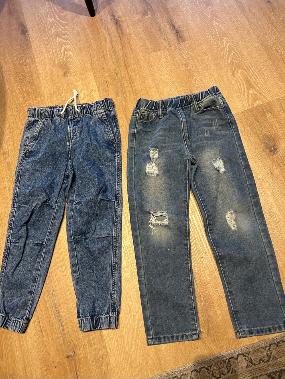 H&M Boys Denim Jogger and Distressed Jeans - Blue